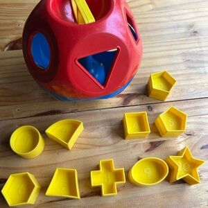 Shape Sorting Ball Toy - Red, Blue, Yellow
